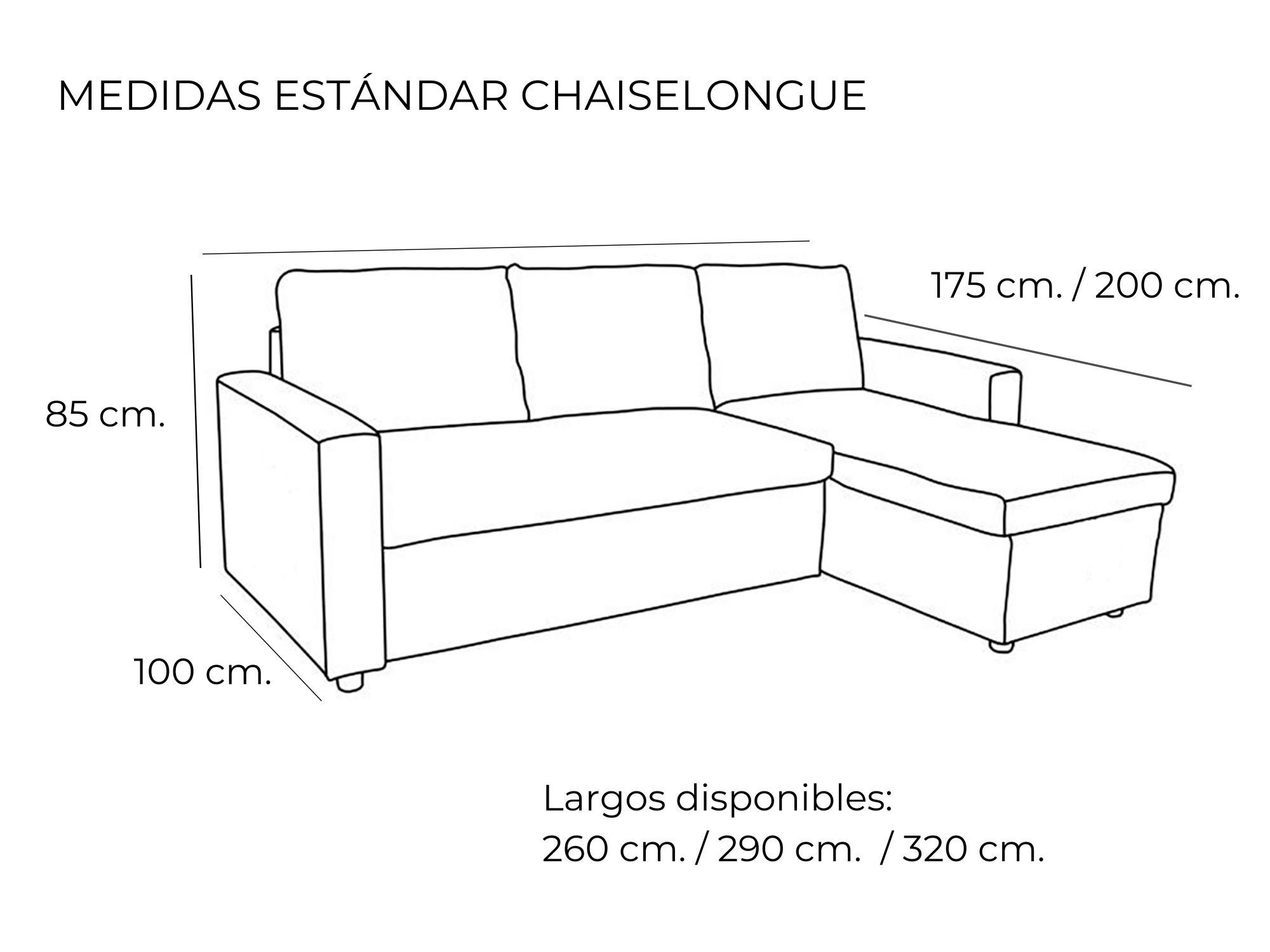 Sofá moderno de diseño Divani Charlot chaiselongue comprar online tienda
